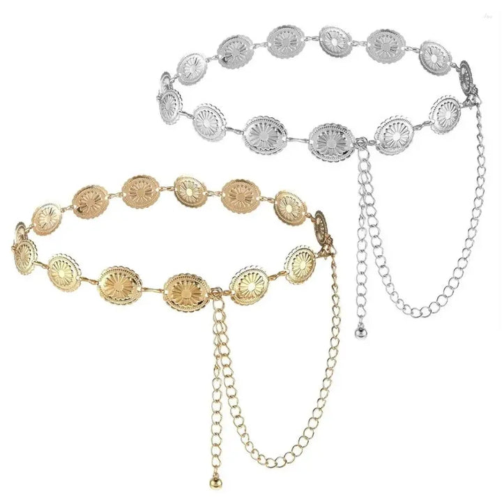 Dress Matching Floral Waist Chain