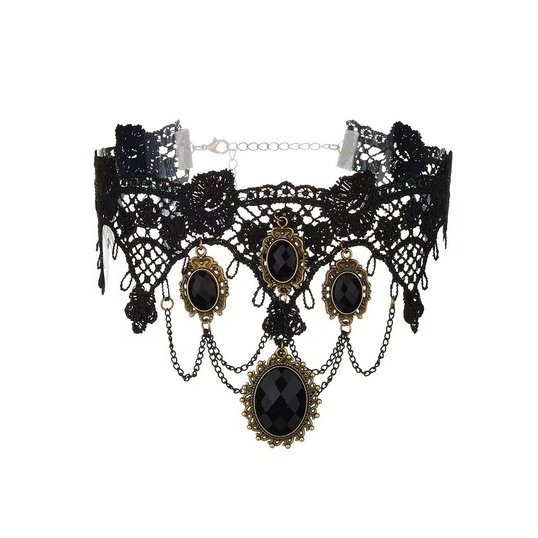Spooky Halloween Lace Gem Jewelry Kit
