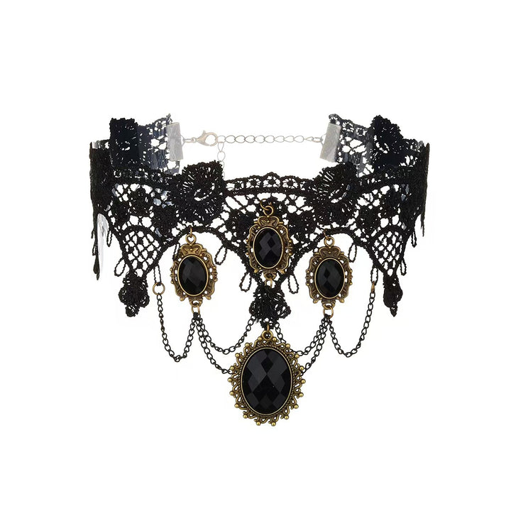 Spooky Halloween Lace Gem Jewelry Kit