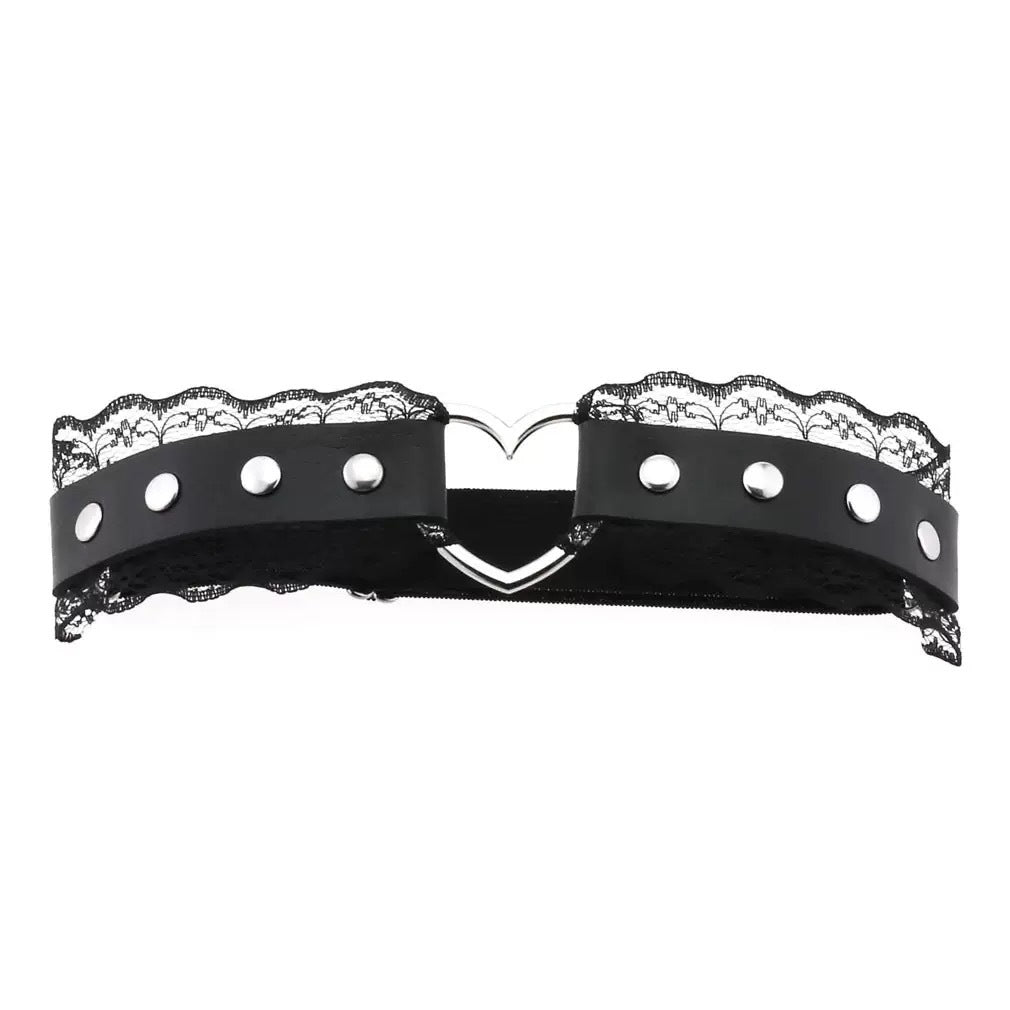 Heart Lace Thigh Garter Club Daily Accessory