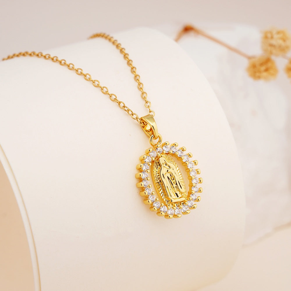 Virgin Mary Pendant Necklace Collection