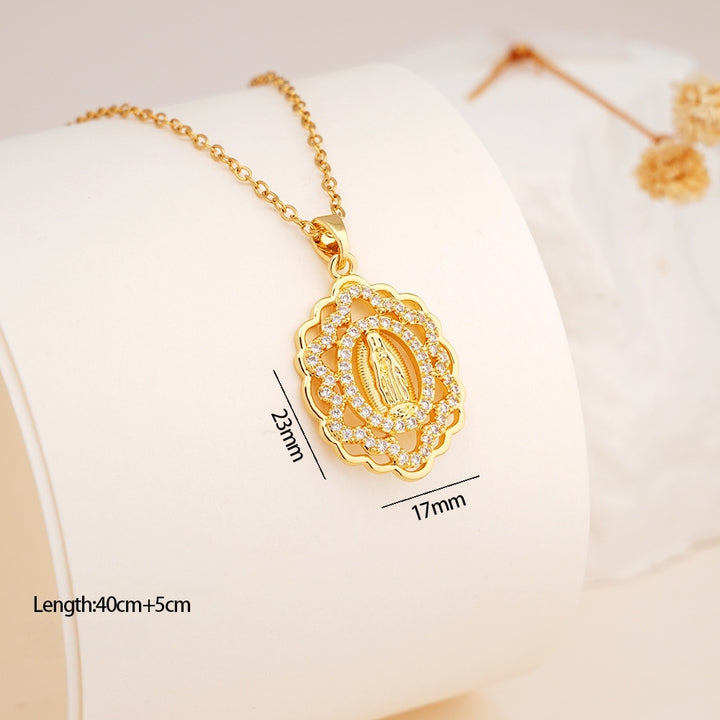 Virgin Mary Pendant Necklace Collection