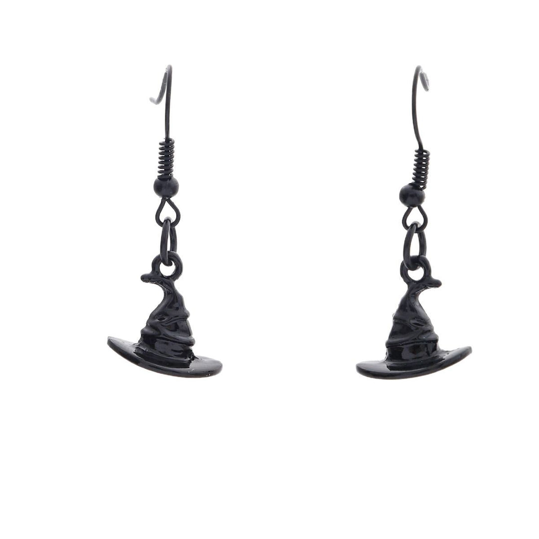 Witch Hat Halloween Dangle Earrings