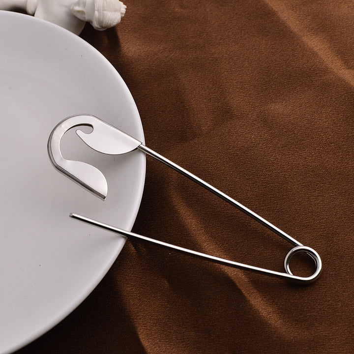 Oversized Safety Pin Hair Clip