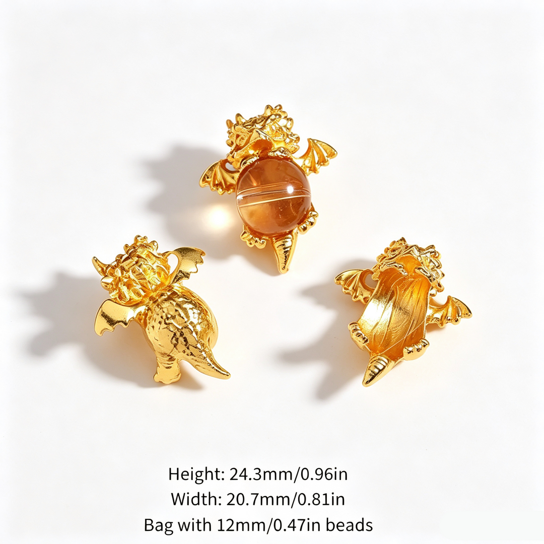 Dragon Pearl Spacer Bead for DIY Jewelry