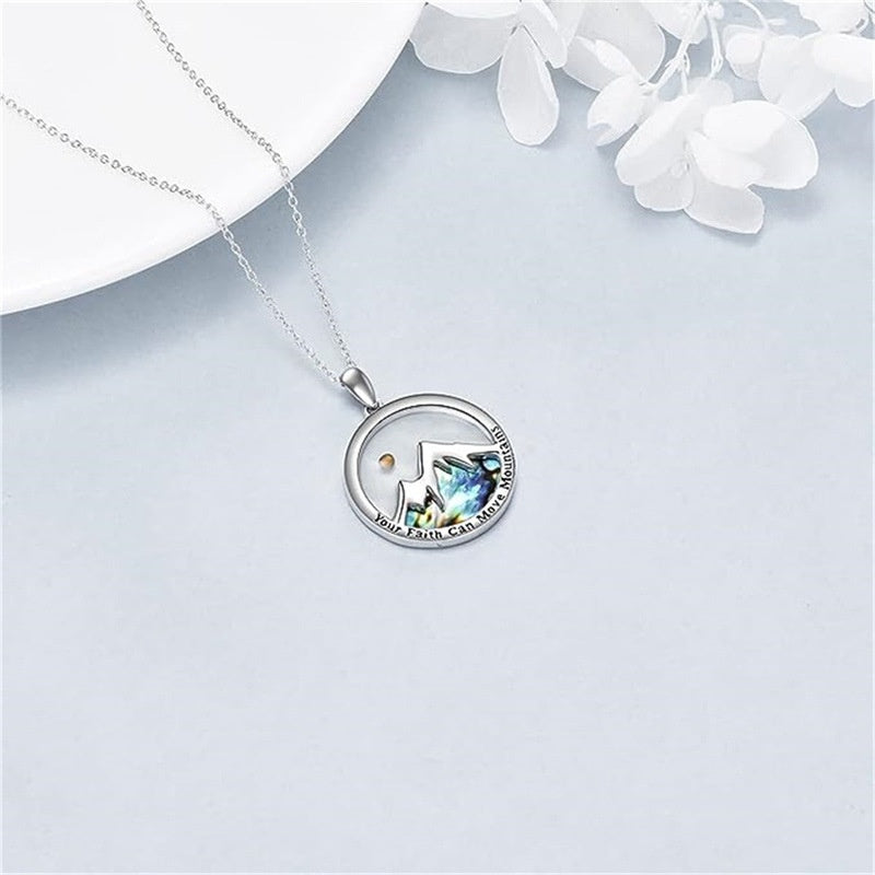 Mustard Seed Mountain Necklace