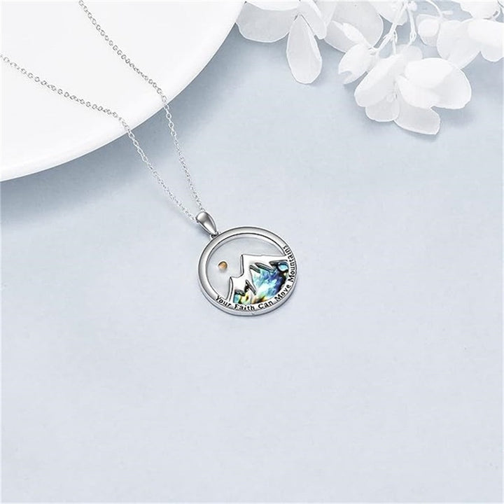 Mustard Seed Mountain Necklace