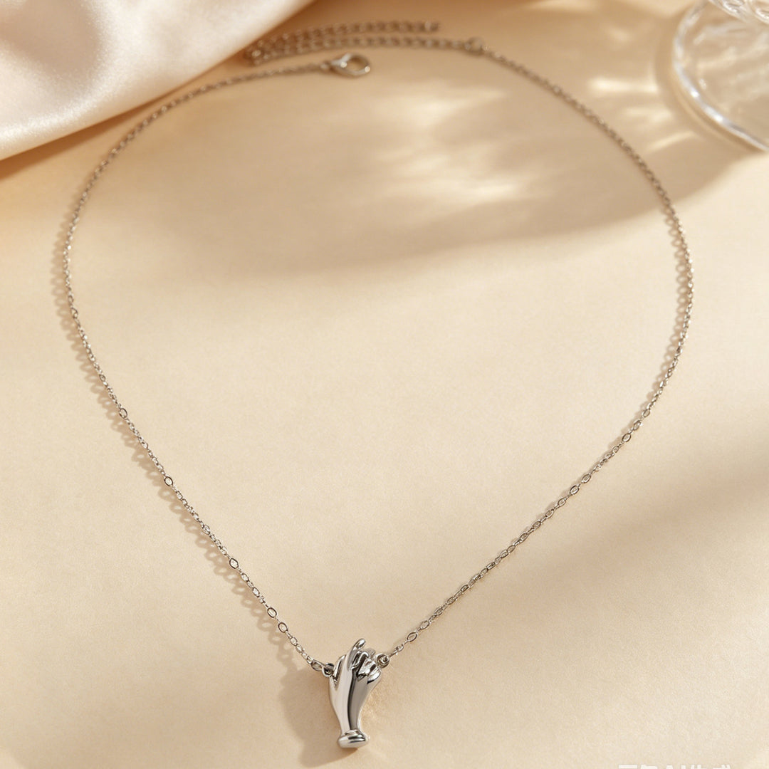 Hand Vase Necklace Brooch Gift Set