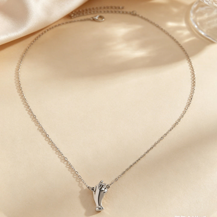 Hand Vase Necklace Brooch Gift Set