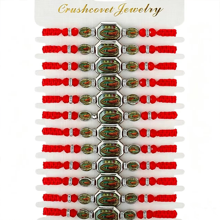 Virgin Mary Woven Bracelet
