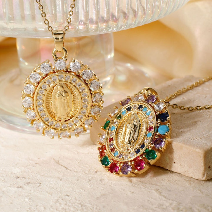 Guadalupe Holy Medal Necklace