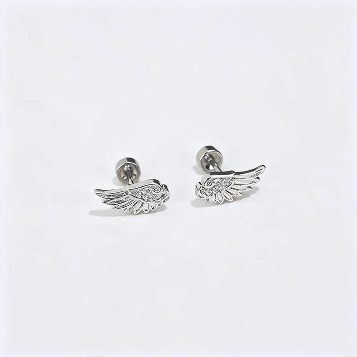 Wing Zircon Stackable Multi Piercing Screw Studs