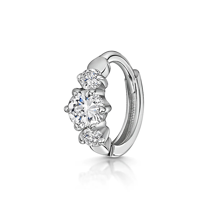 Multi Style Zircon Huggie Hoop Cartilage Piercing Earrings for Women