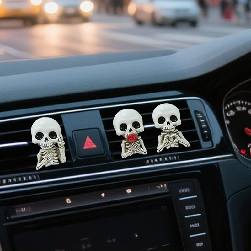 Halloween Skull Vent Clip