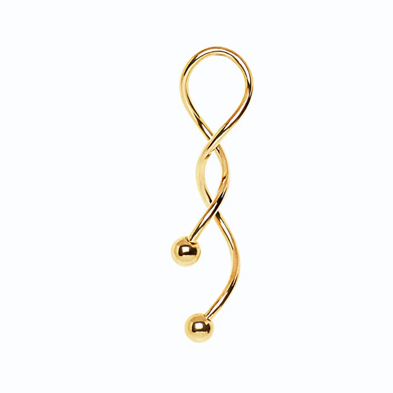 Spiral Twist Piercing Jewelry