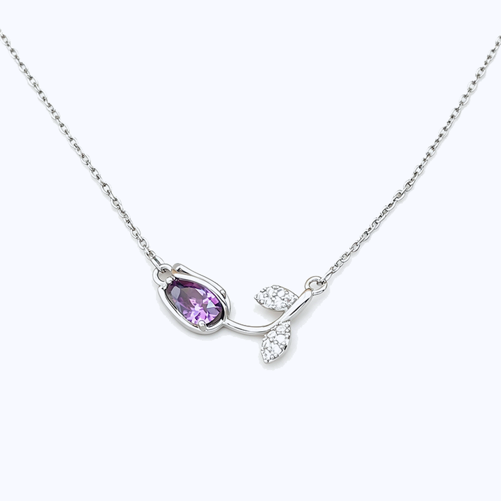 Tulip Necklace and Bracelet Set