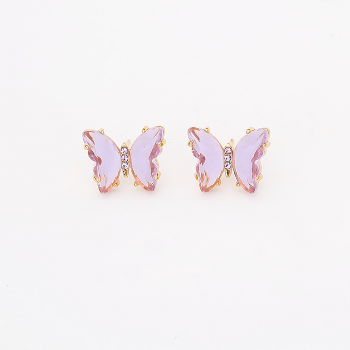 Purple Butterfly Zircon Jewelry