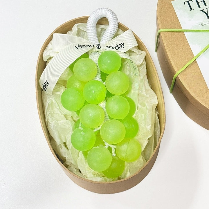Crystal Grape Soap String – Handmade Moisturizing Grape-Shaped Soap for Bathroom Décor &amp; Daily Cleansing