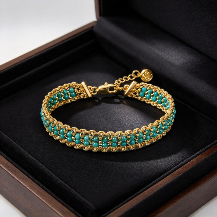Turquoise Beaded Layered Bracelet