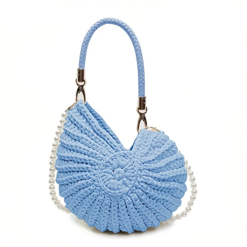 Seashell Crochet Shoulder Bag Beach Style
