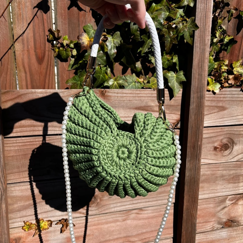 Seashell Crochet Shoulder Bag Beach Style