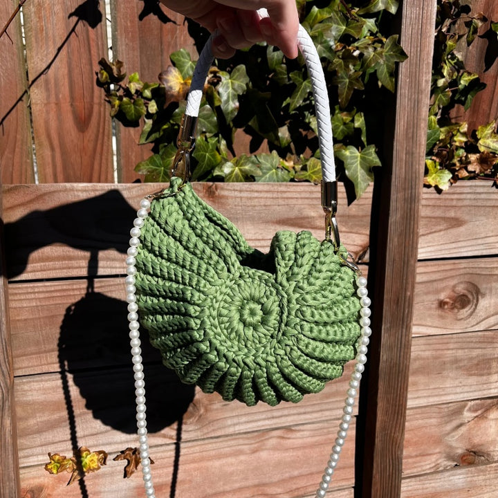 Seashell Crochet Shoulder Bag Beach Style