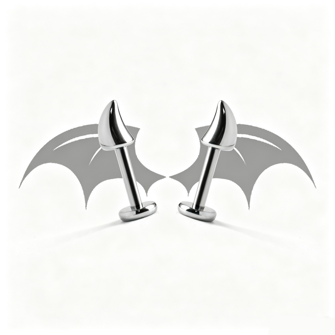 Devil Horn Cartilage Stud Alt Daily Piercing Earring