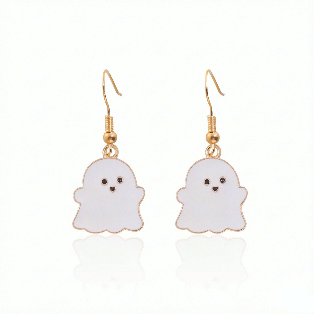 Spooky Halloween Cartoon Drop Earrings