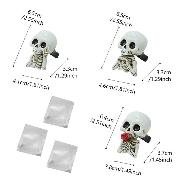 Halloween Skull Vent Clip