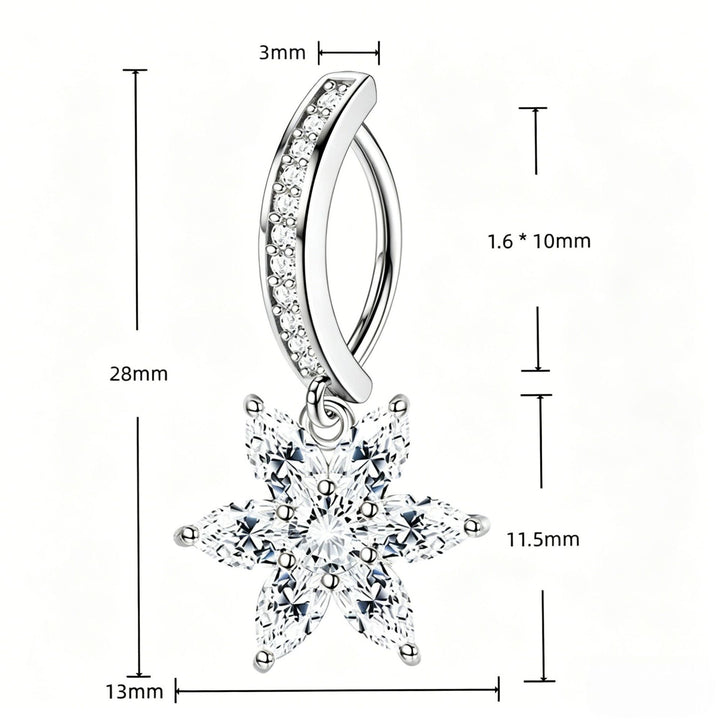 Star Moon Sun Butterfly Belly Hoop For Beach Outfits