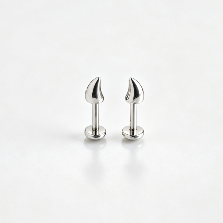 Devil Horn Cartilage Stud Alt Daily Piercing Earring