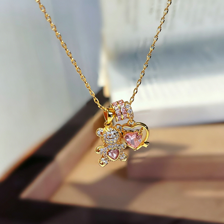Cute Charm Pendant Necklace Set for Women
