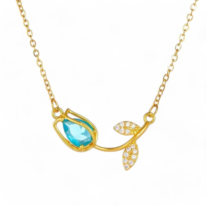 Tulip Necklace and Bracelet Set