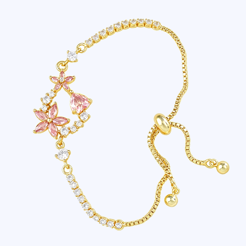 Garden Style Floral Pendant Jewelry Set