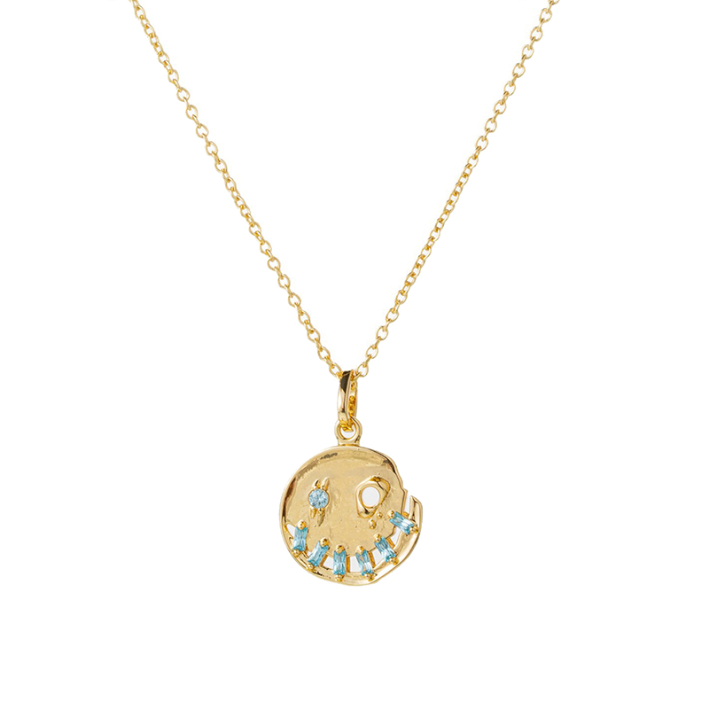 Birthstone Pumpkin Halloween Necklace