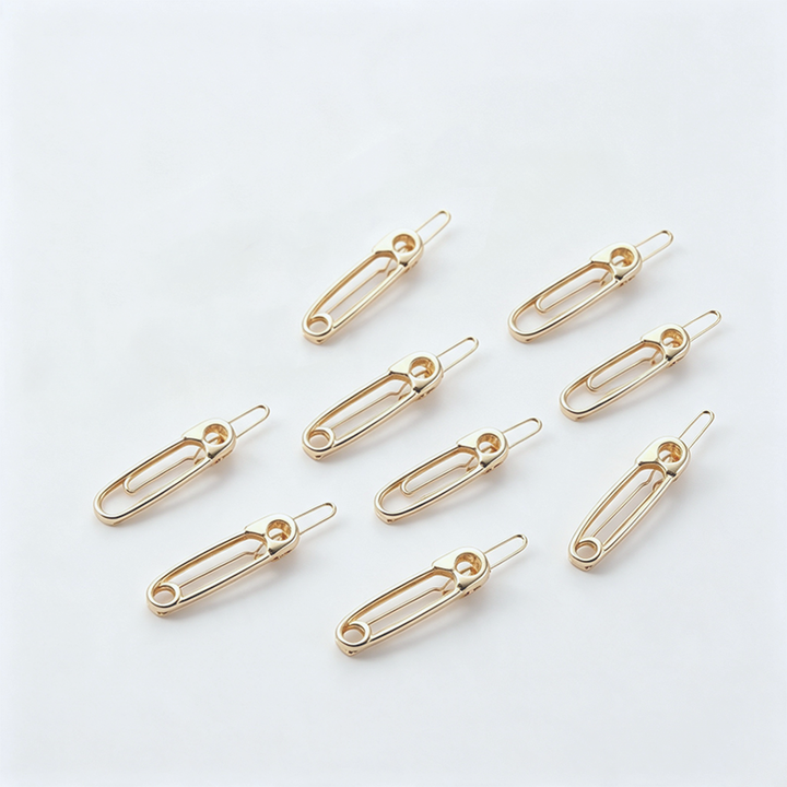 Safety Pin Hair Clips Minimal Everyday Accessory