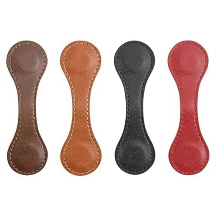 Luxury Leather Magnetic Bookmarks – Strong Hold Page Markers for Book Lovers