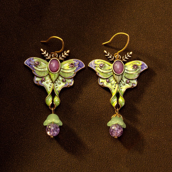 Forest Fairy Butterfly Zircon Earrings