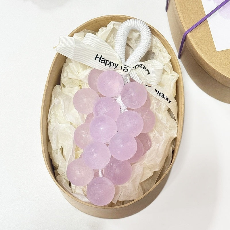 Crystal Grape Soap String – Handmade Moisturizing Grape-Shaped Soap for Bathroom Décor &amp; Daily Cleansing