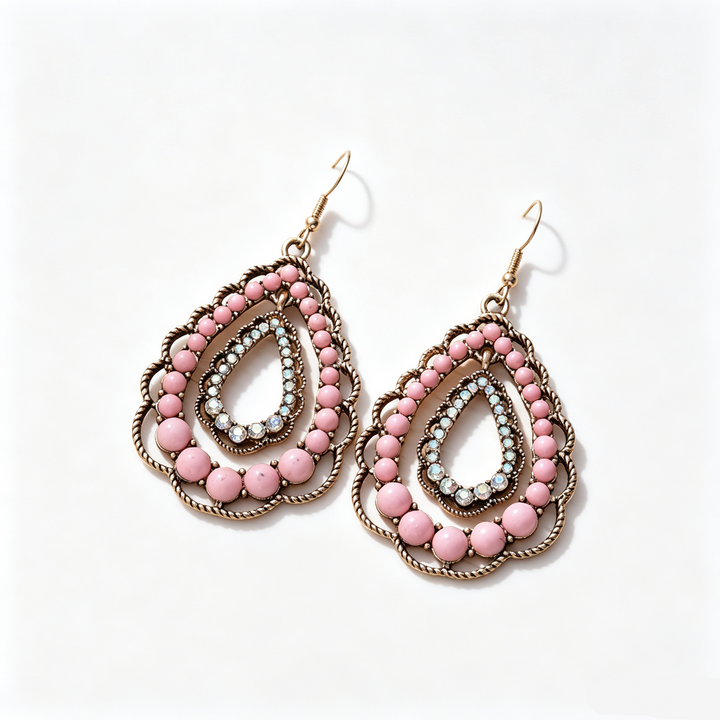 Boho Teardrop Earrings Vacation Style