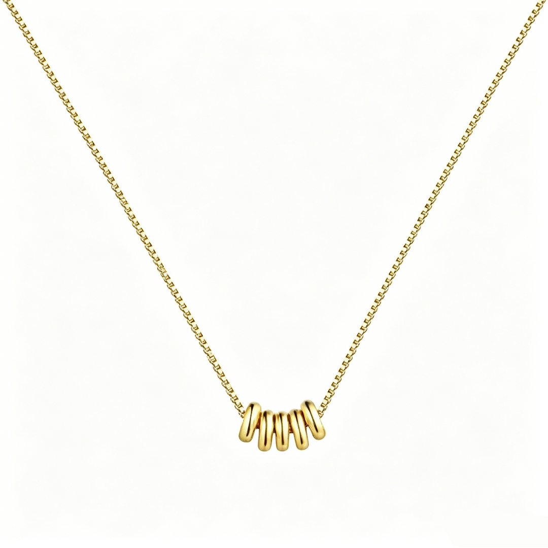 Minimalist Box Chain Pendant Necklace