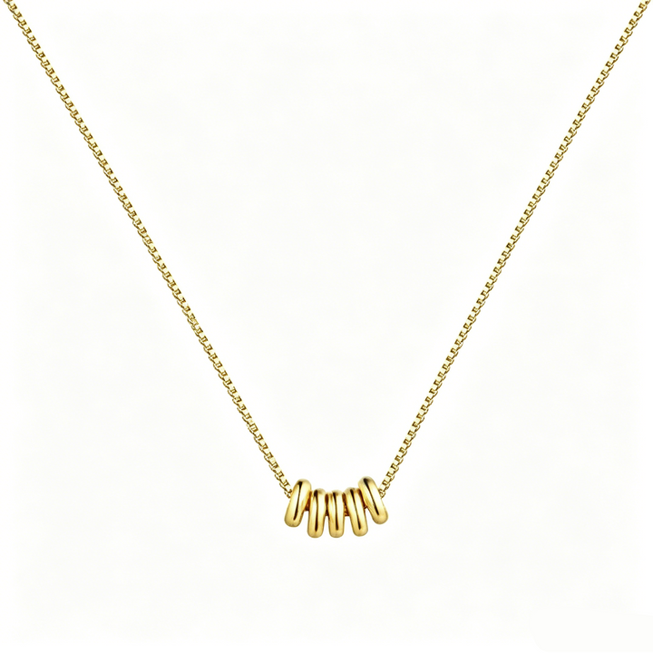 Minimalist Box Chain Pendant Necklace