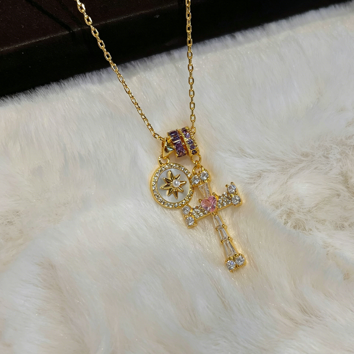 Cute Charm Pendant Necklace Set for Women