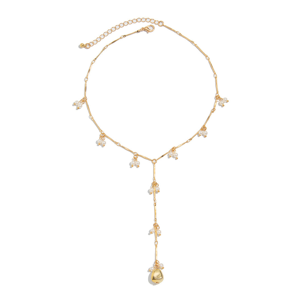 Pearl Y Necklace Date Night Style