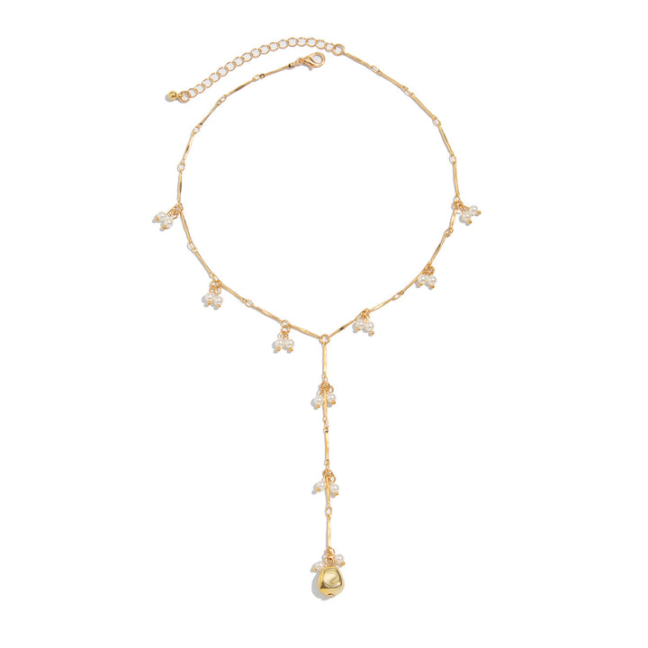 Pearl Y Necklace Date Night Style