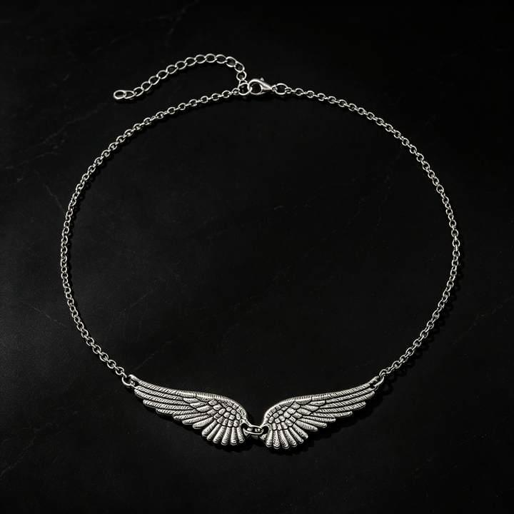 Angel Wing Necklace Everyday Style