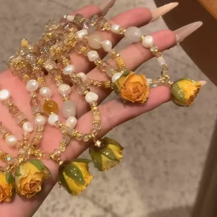 Everlasting Rose Necklace