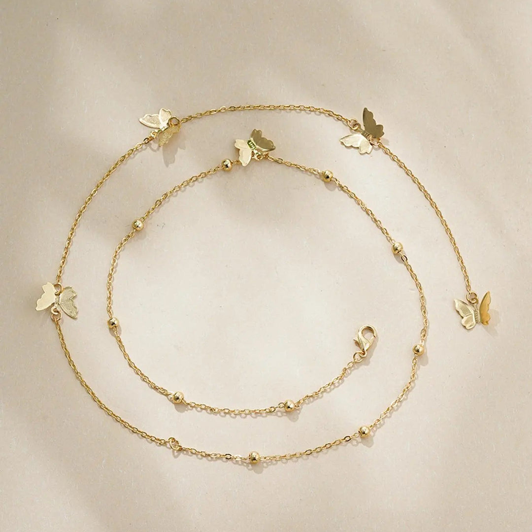Butterfly Back Drop Necklace Daily Party Jewelry