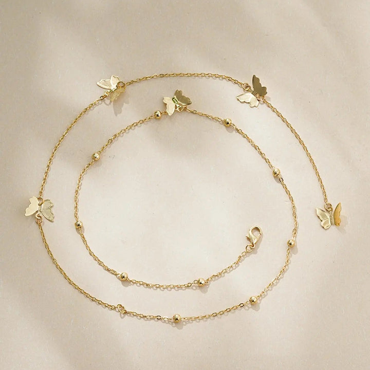 Butterfly Back Drop Necklace Daily Party Jewelry