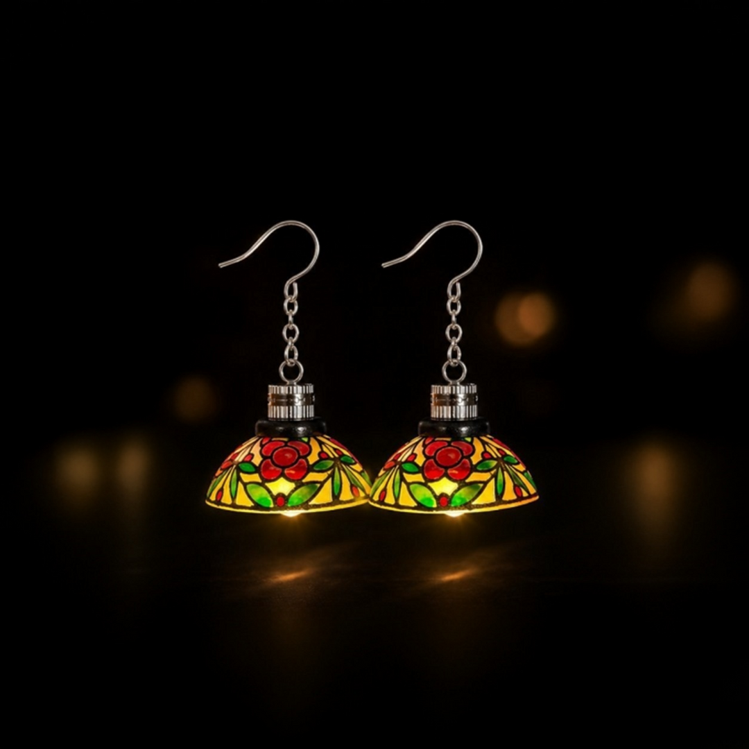 Mini Chandelier Light Earrings For Costume Party